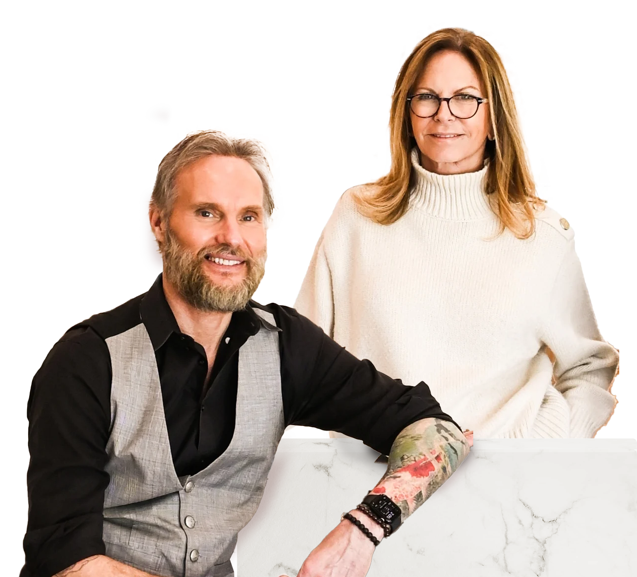 Jeff Biebuyck and Dana Olmes